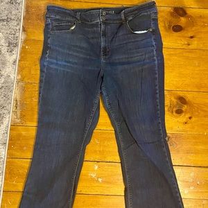EUC size 20 American Eagle High Rise Artist Flare Jeans